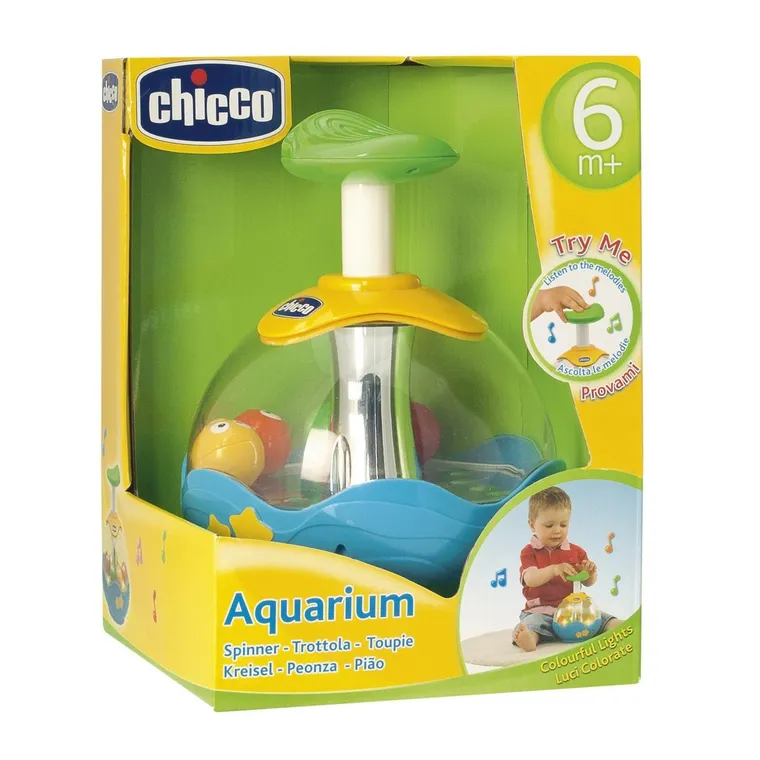 Chicco, Aquarium Spinner, jucarie electronica pentru bebelusi