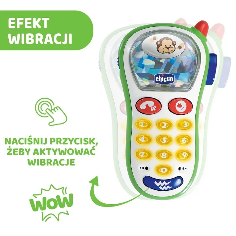 Chicco, Baby Senses, Telefon cu camera foto, jucarie interactiva