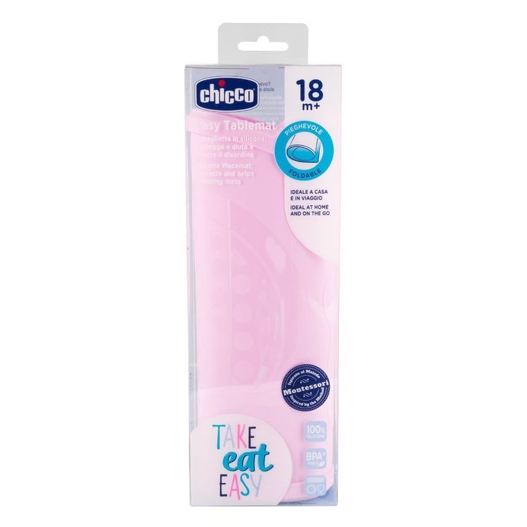 Chicco, covoras de masa din silicon, roz, 18m+