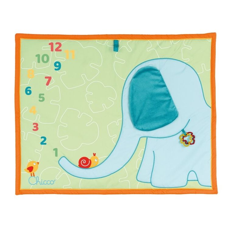 Chicco, covoras moale pentru bebelusi, Elefant, 72-90 cm