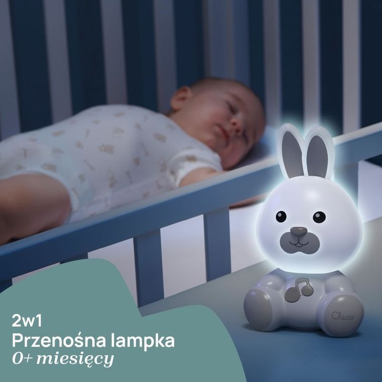 Chicco, First Dreams, lampa de noapte, Iepuras