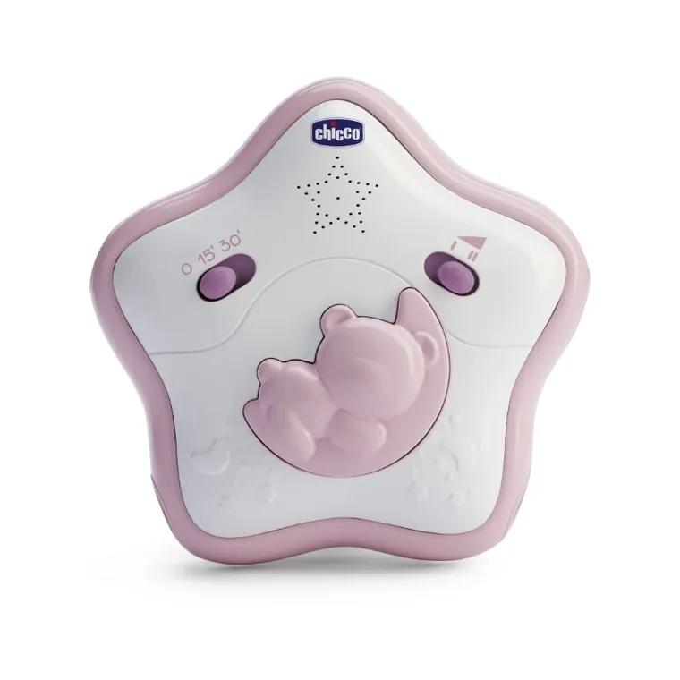 Chicco, First Dreams, Panel Rainbow Sky, lumina de veghe cu muzica, roz