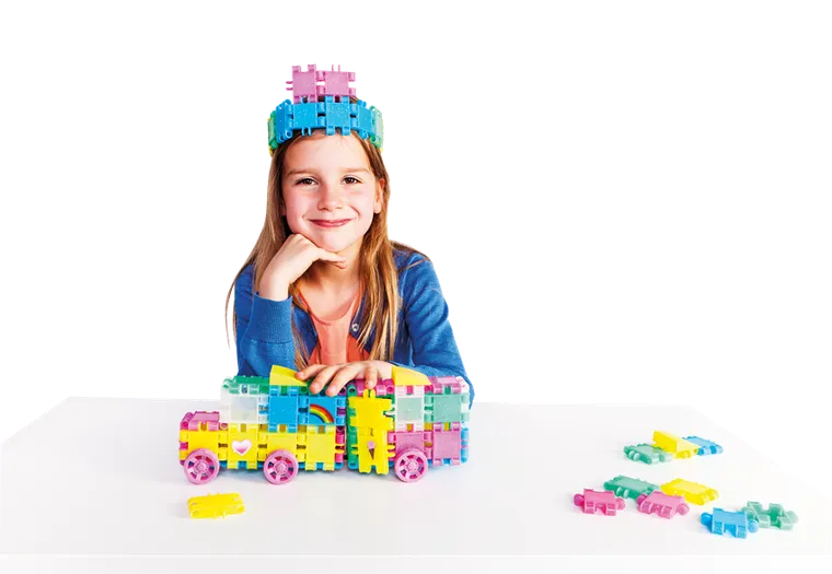 Clics Toys, Clics, Glitter, set de constructie, 8 in 1