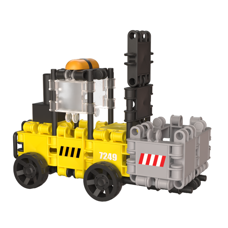 Clics Toys, Clics, Masini de constructii, set de constructie, 8 in 1