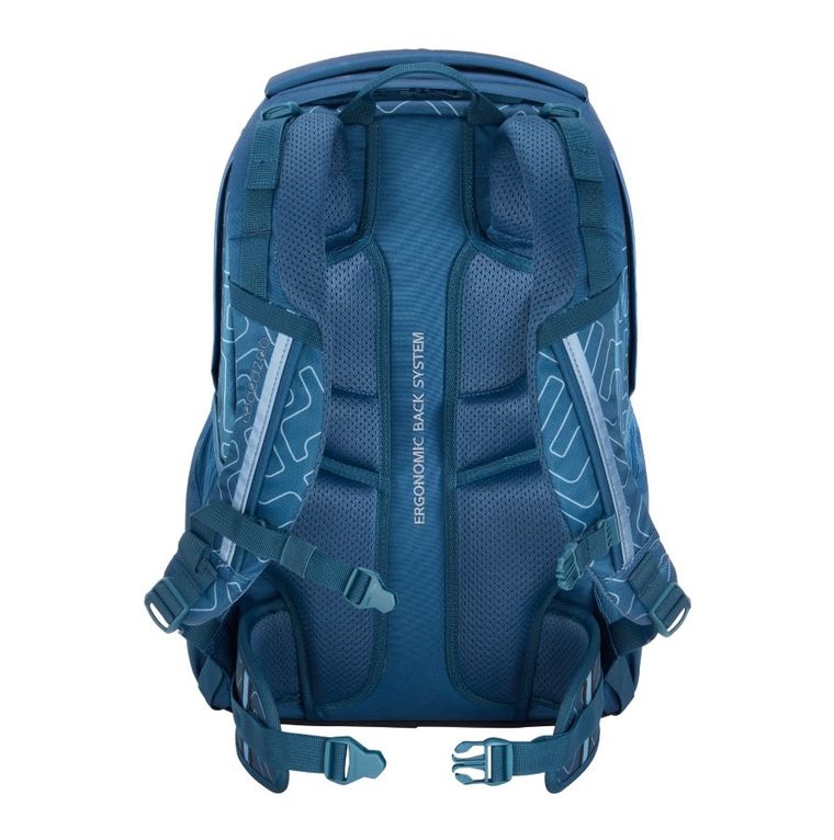 Coocazoo, Every, rucsac pentru scoala, cu 1 compartiment, Blue Maze