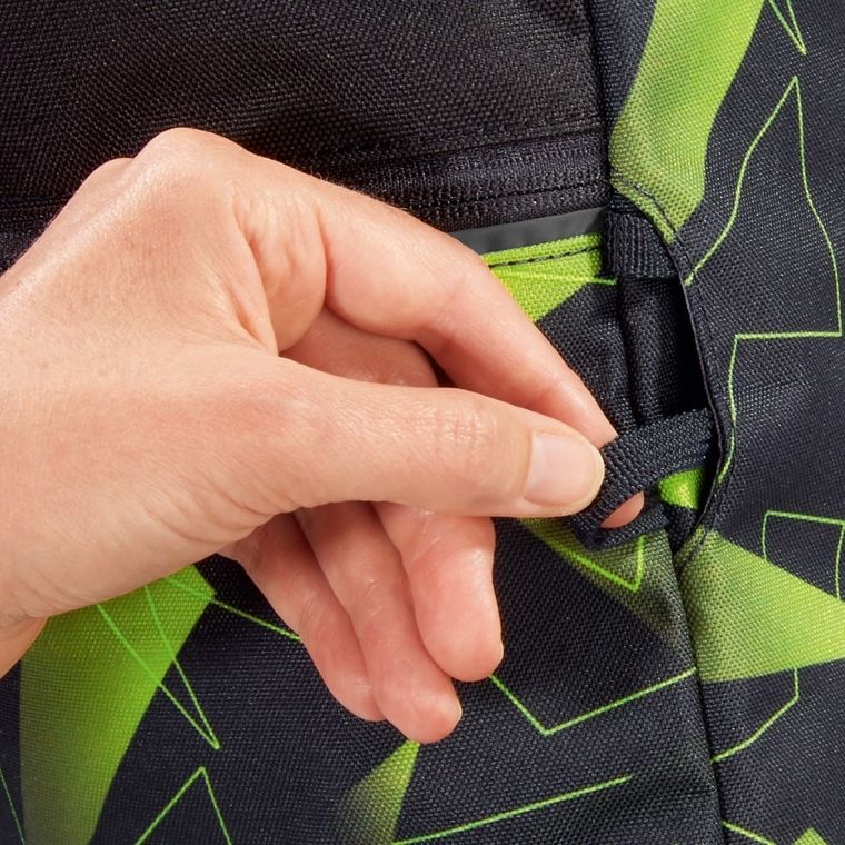 Coocazoo, rucsac cu snur, 43-34 cm, Lime Flash