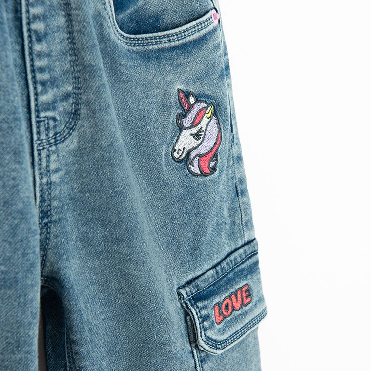 Cool Club, Blugi pentru fete, jogger, denim