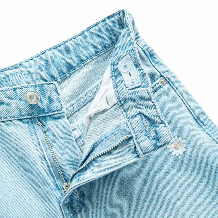 Cool Club, Blugi pentru fete, wide, albastru