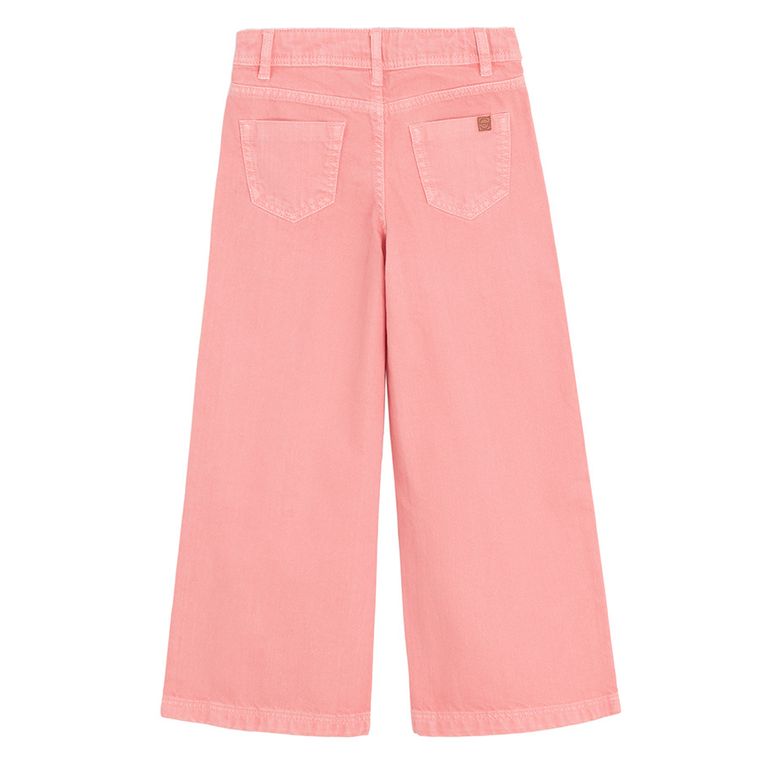 Cool Club, Blugi pentru fete, wide fit, roz