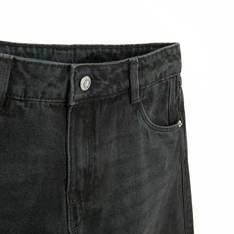 Cool Club, Blugi pentru fete, wide, negru