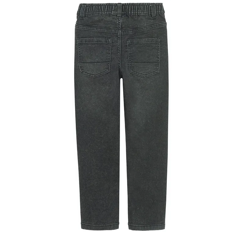Cool Club, Blugi reglabili pentru baieti, croiala slim, negru