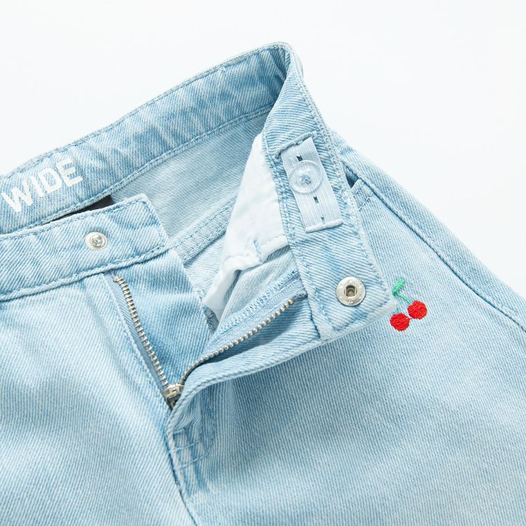 Cool Club, Blugi reglabili pentru fete, wide, albastru