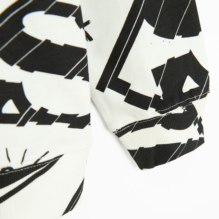 Cool Club, Bluza cu maneca lunga pentru baieti, alb, imprimeu Superman