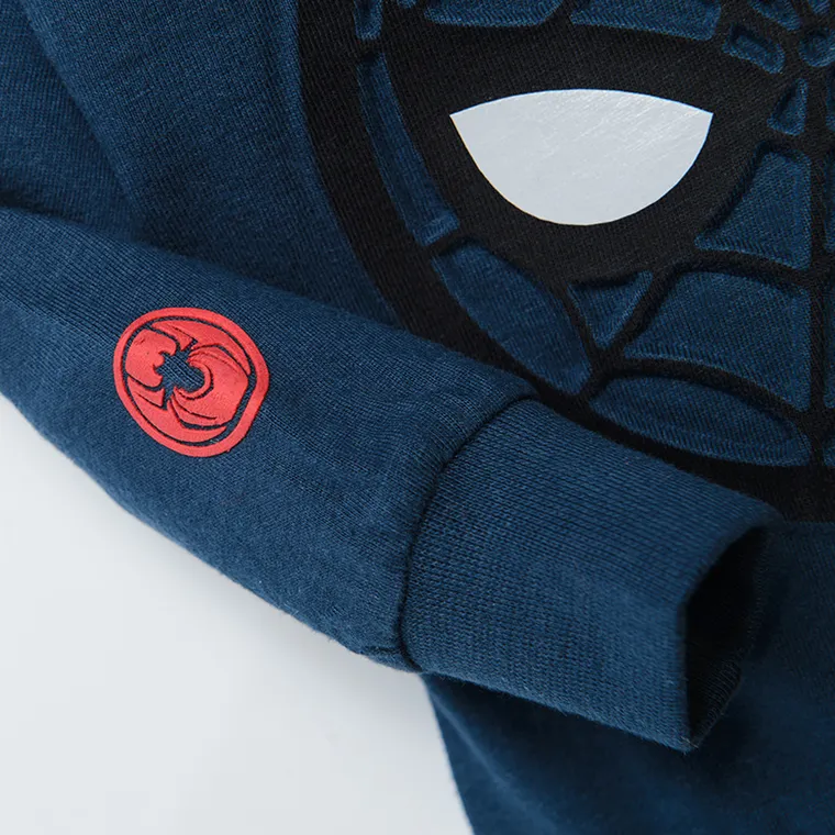 Cool Club, Bluza cu maneca lunga pentru baieti, bleumarin, imprimeu Spider-Man