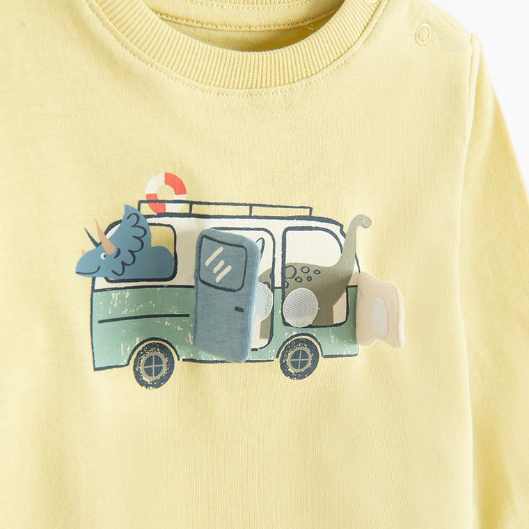 Cool Club, Bluza cu maneca lunga pentru baieti, galben