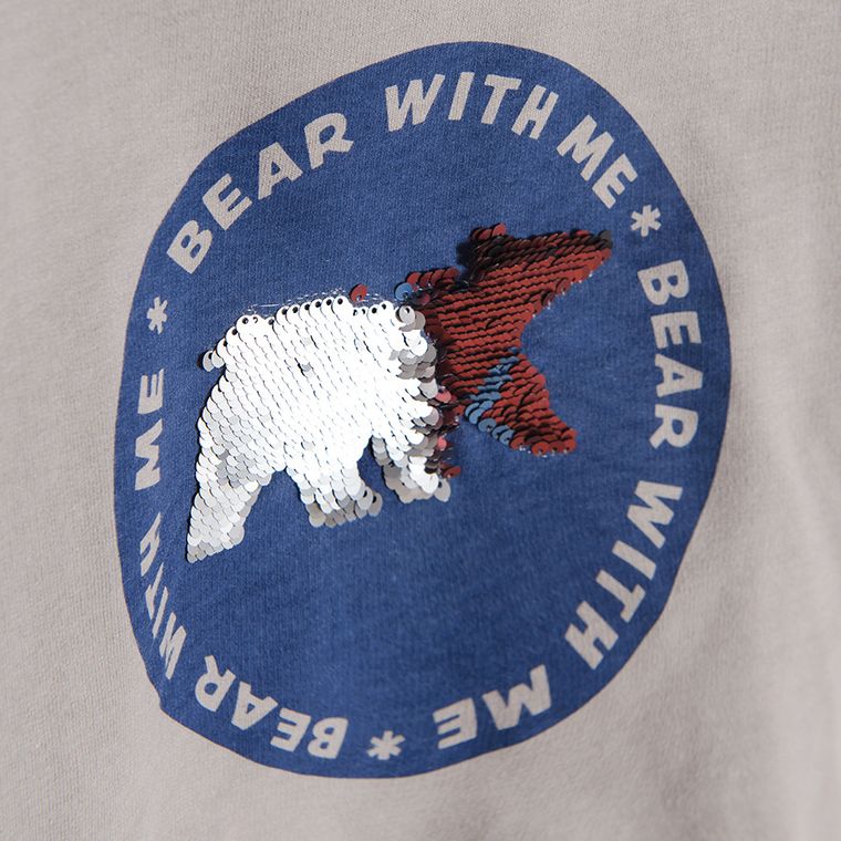 Cool Club, Bluza cu maneca lunga pentru baieti, gri