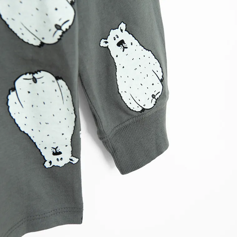 Cool Club, Bluza cu maneca lunga pentru baieti, gri