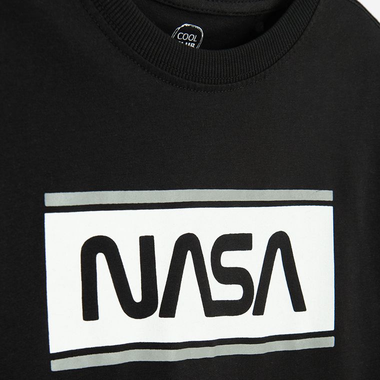 Cool Club, Bluza cu maneca lunga pentru baieti, mix, imprimeu NASA, set, 2 buc.