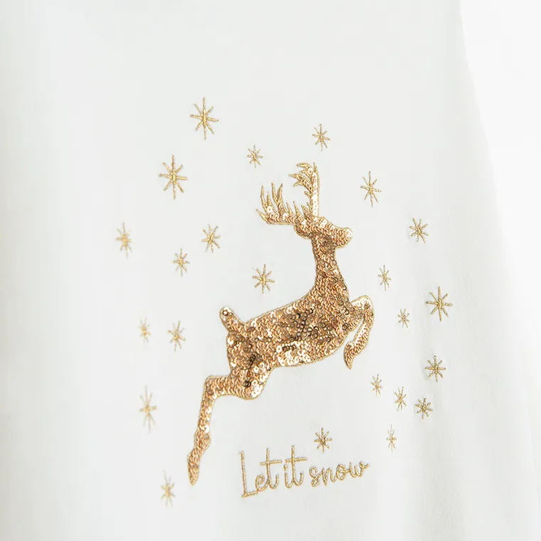 Cool Club, Bluza cu maneca lunga pentru fete, alb