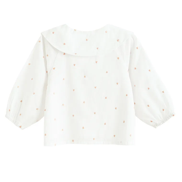 Cool Club, Bluza cu maneca lunga pentru fete, alb