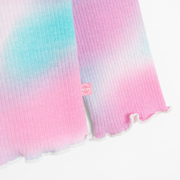 Cool Club, Bluza cu maneca lunga pentru fete, din tricot striat, mix