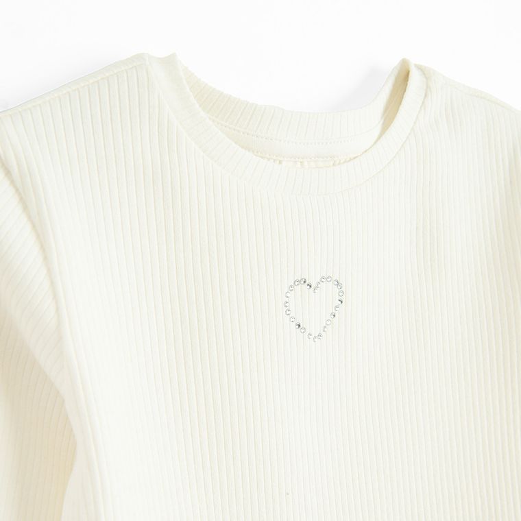 Cool Club, Bluza cu maneca lunga pentru fete, din tricot striat, mix, set, 2 buc.
