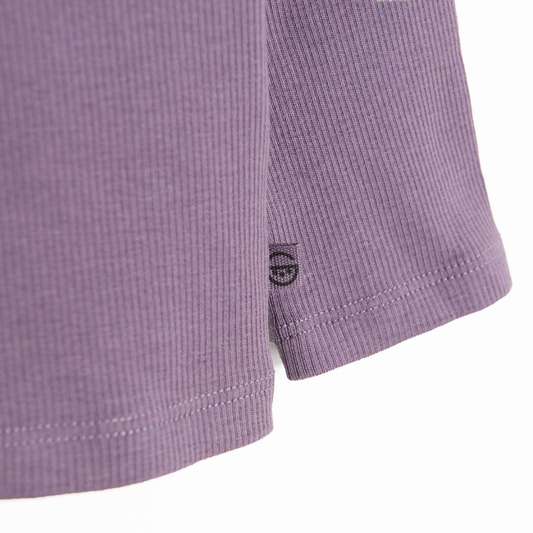 Cool Club, Bluza cu maneca lunga pentru fete, din tricot striat, violet