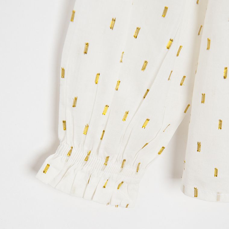 Cool Club, Bluza cu maneca lunga pentru fete, ecru