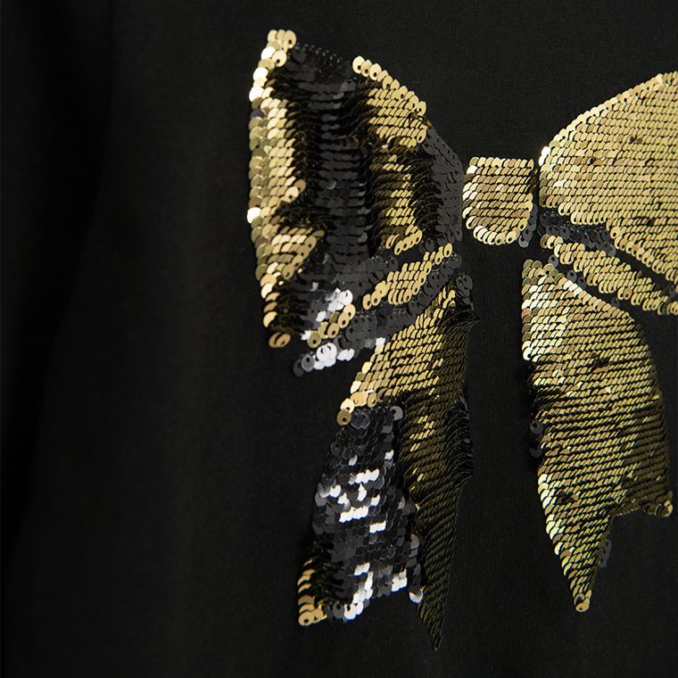 Cool Club, Bluza cu maneca lunga pentru fete, negru