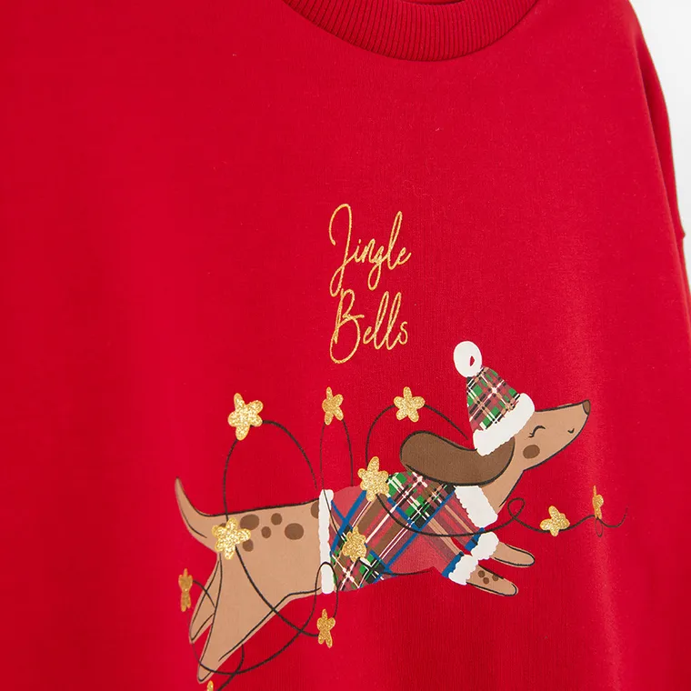 Cool Club, Bluza cu maneca lunga pentru fete, rosu