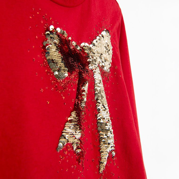 Cool Club, Bluza cu maneca lunga pentru fete, rosu