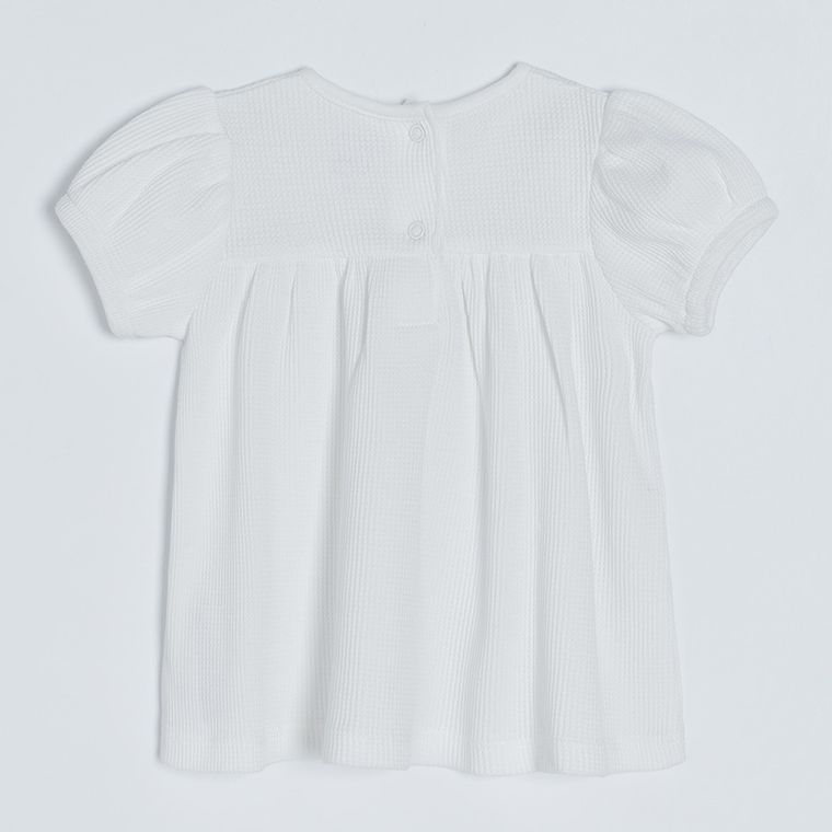 Cool Club, Bluza cu maneca scurta pentru fete, alb