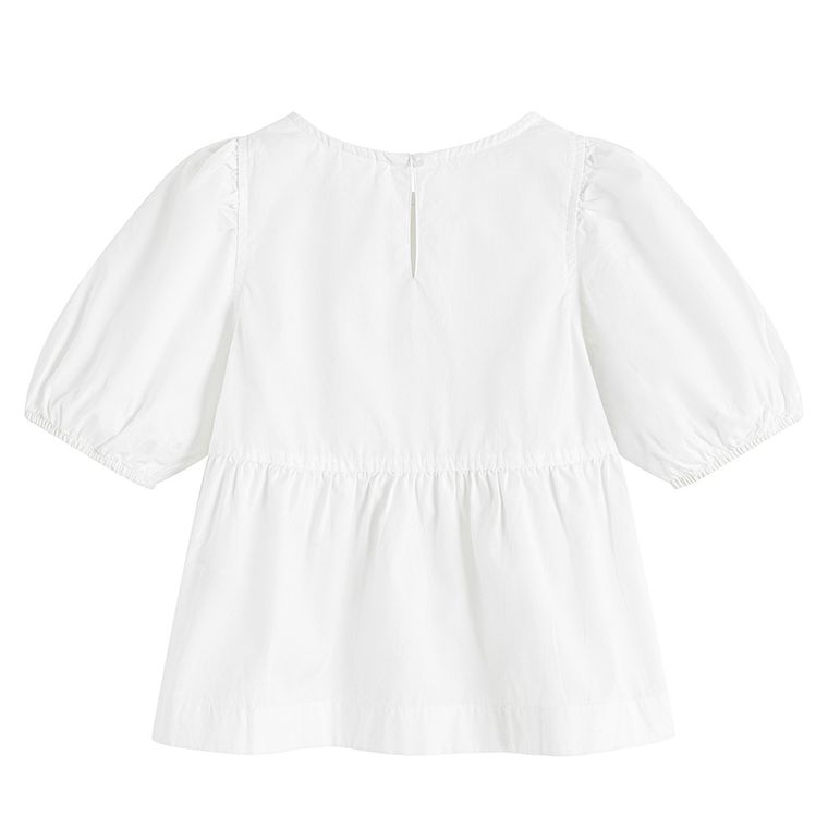 Cool Club, Bluza cu maneca scurta pentru fete, alb