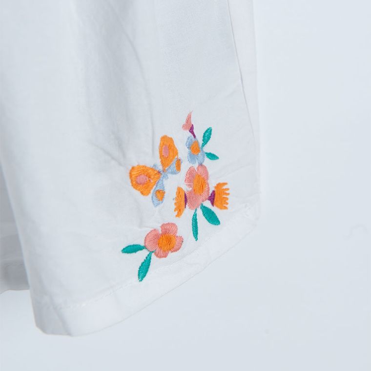 Cool Club, Bluza cu maneca scurta pentru fete, ecru