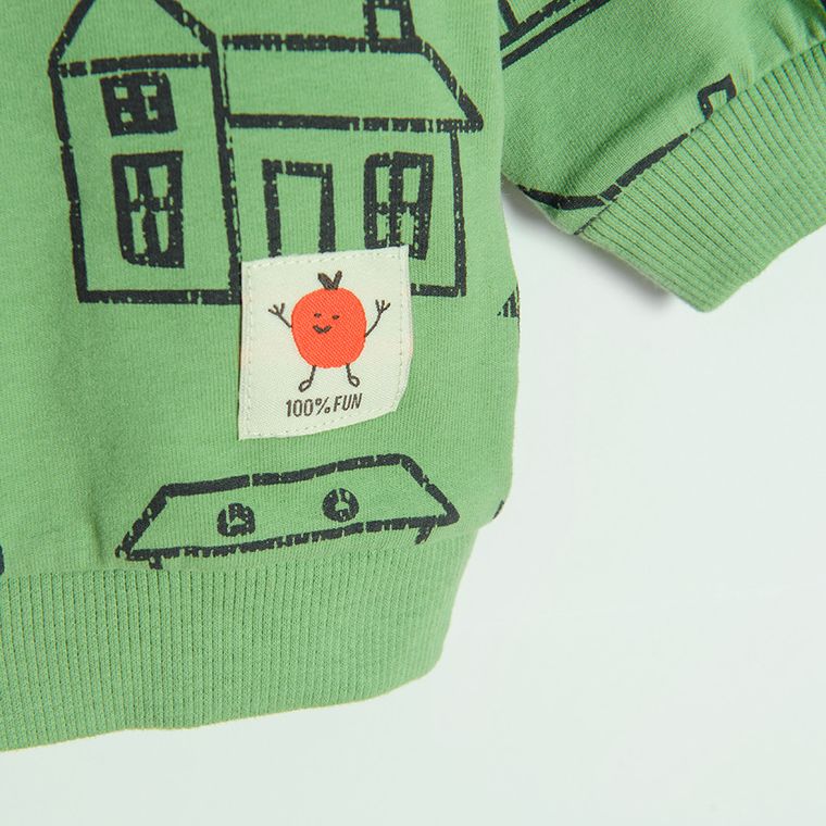 Cool Club, Bluza pentru baieti, verde