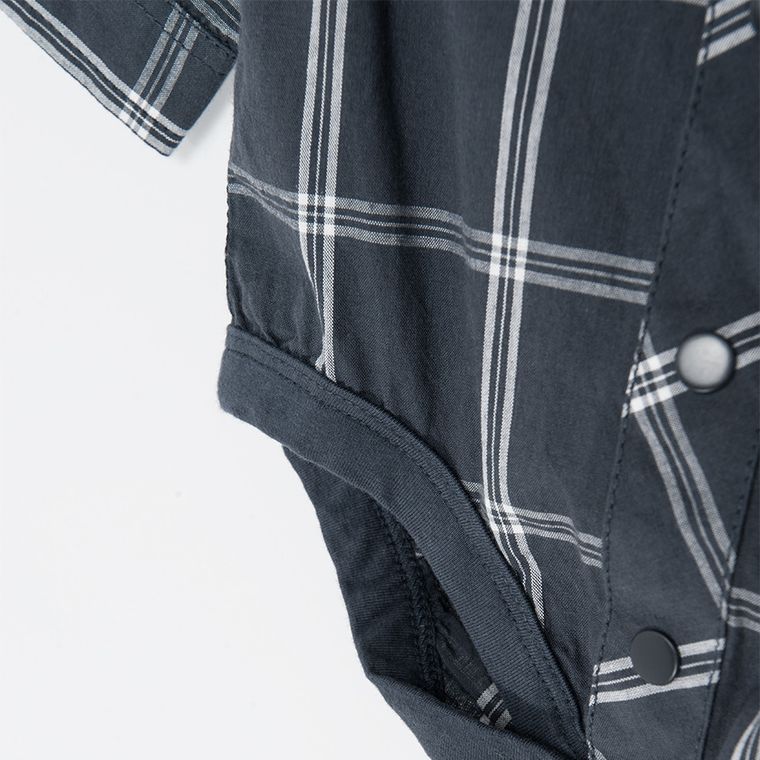 Cool Club, Body -camasa cu maneca lunga pentru baieti, bleumarin, in carouri