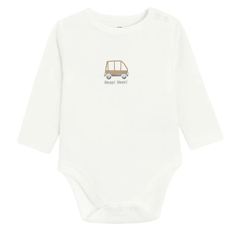 Cool Club, Body cu maneca lunga pentru baieti, mix, set, 3 buc.