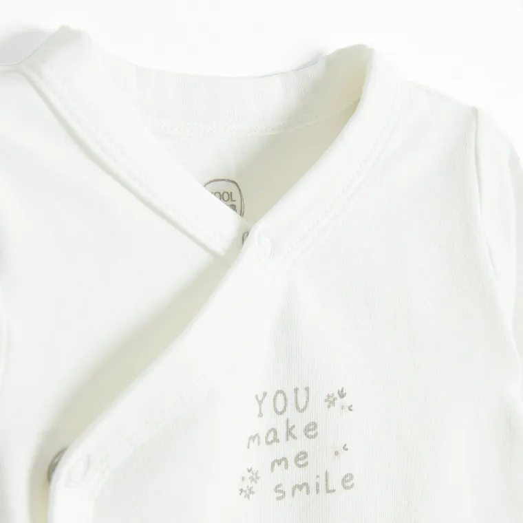 Cool Club, Body cu maneca lunga pentru fete, alb, set, 2 buc.