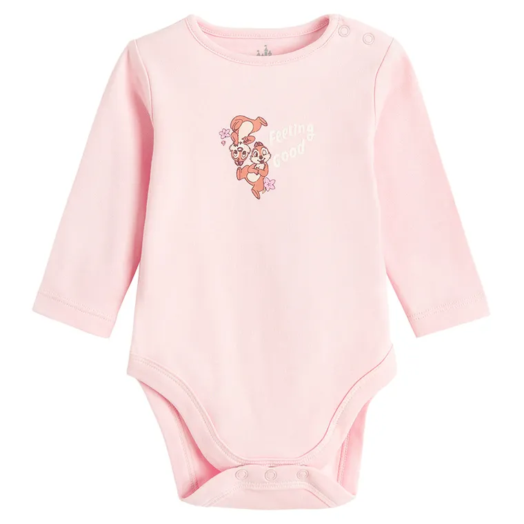Cool Club, Body cu maneca lunga pentru fete, mix, imprimeu Disney, set, 3 buc.