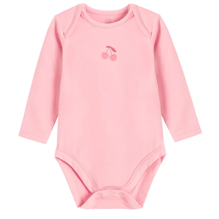 Cool Club, Body cu maneca lunga pentru fete, roz, set, 3 buc.
