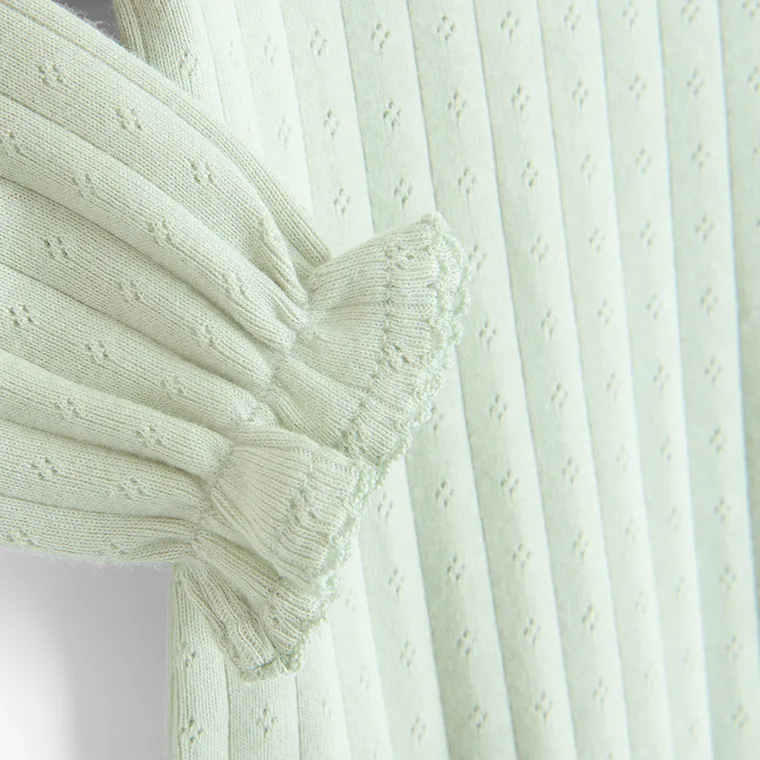 Cool Club, Body cu maneca lunga pentru fete, verde