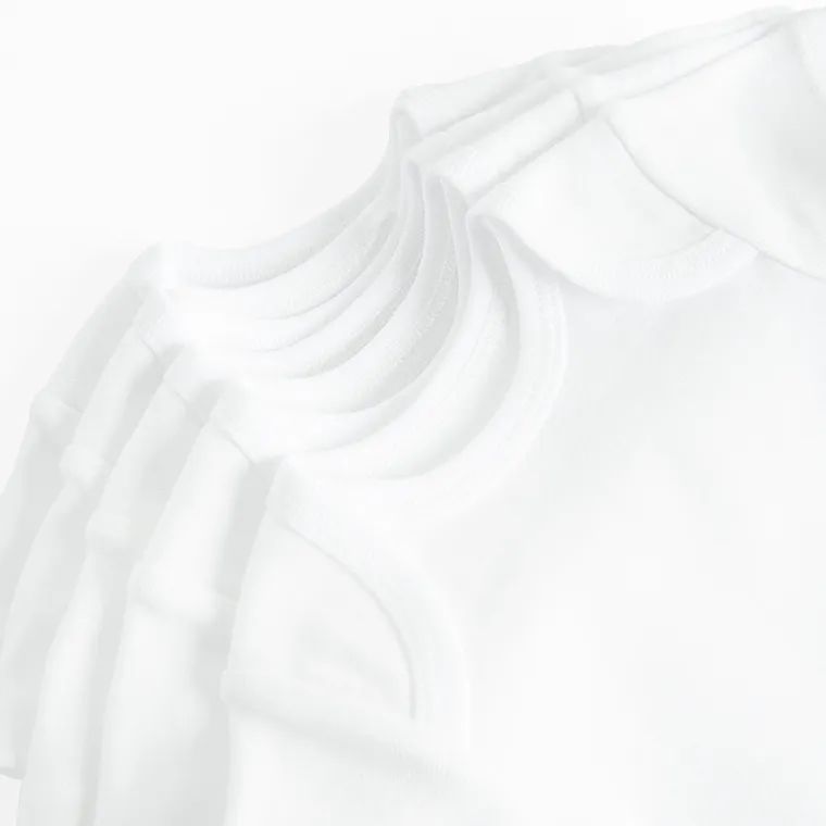 Cool Club, Body cu maneca scurta pentru baieti, alb, set, 5 buc.