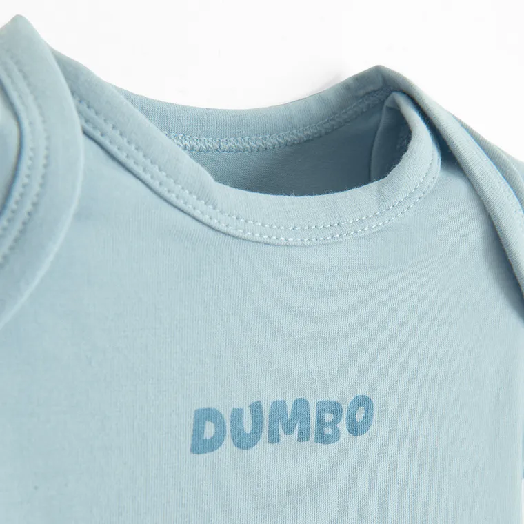 Cool Club, Body cu maneca scurta pentru baieti, mix, set, 4 buc., imprimeu Dumbo