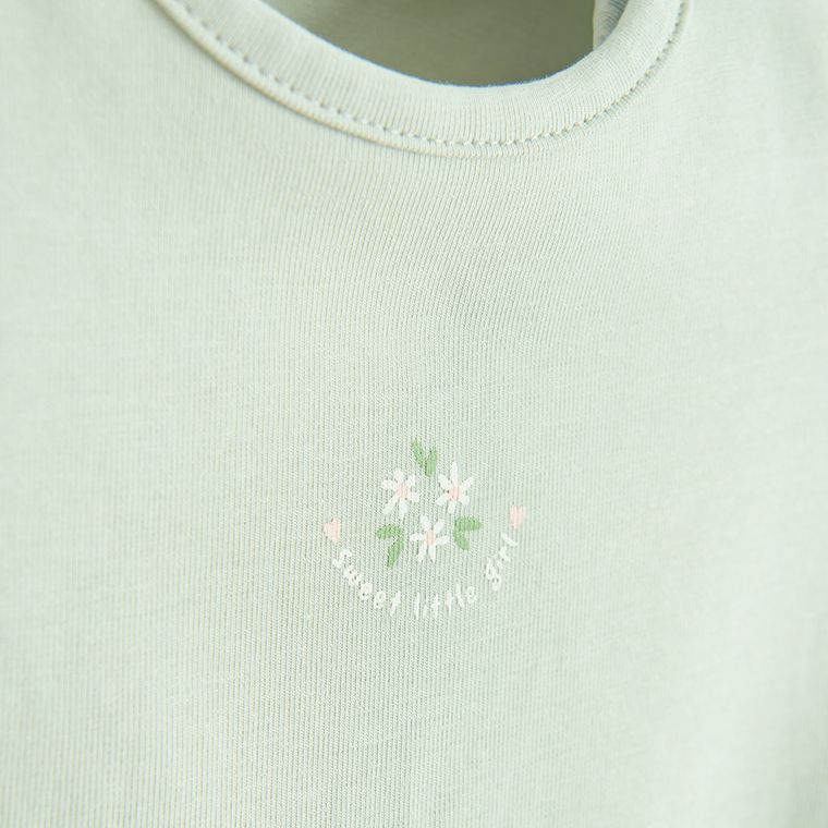 Cool Club, Body cu maneca scurta pentru fete, verde