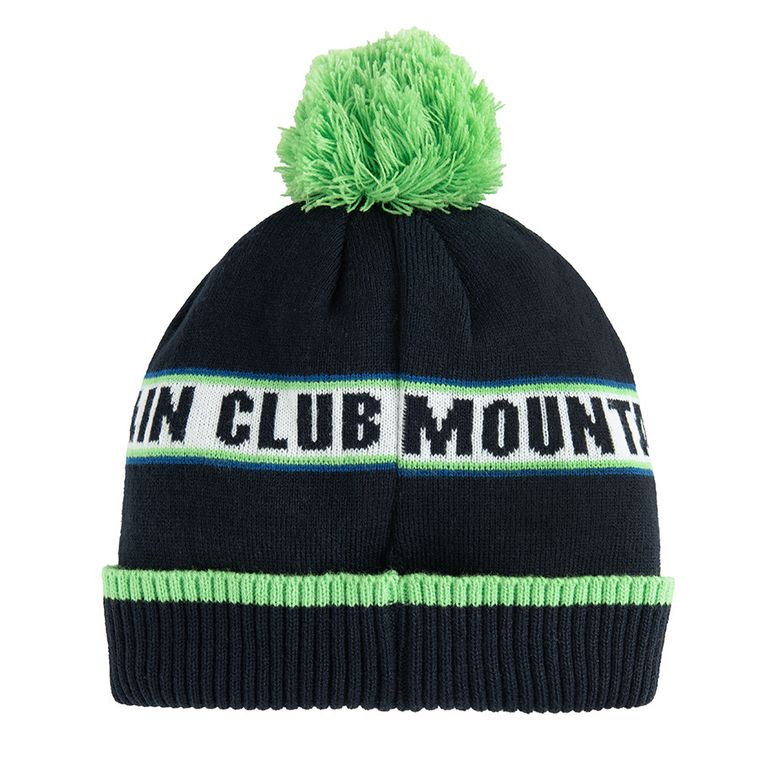 Cool Club, Caciula cu pompon pentru baieti, bleumarin