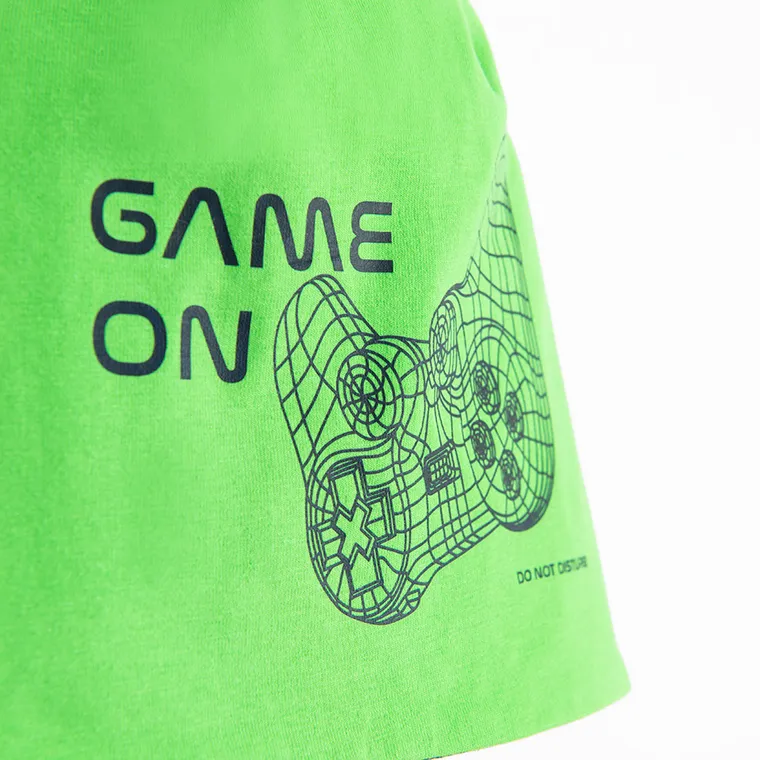 Cool Club, Caciula pentru baieti, cu doua fete, bluemarin-verde