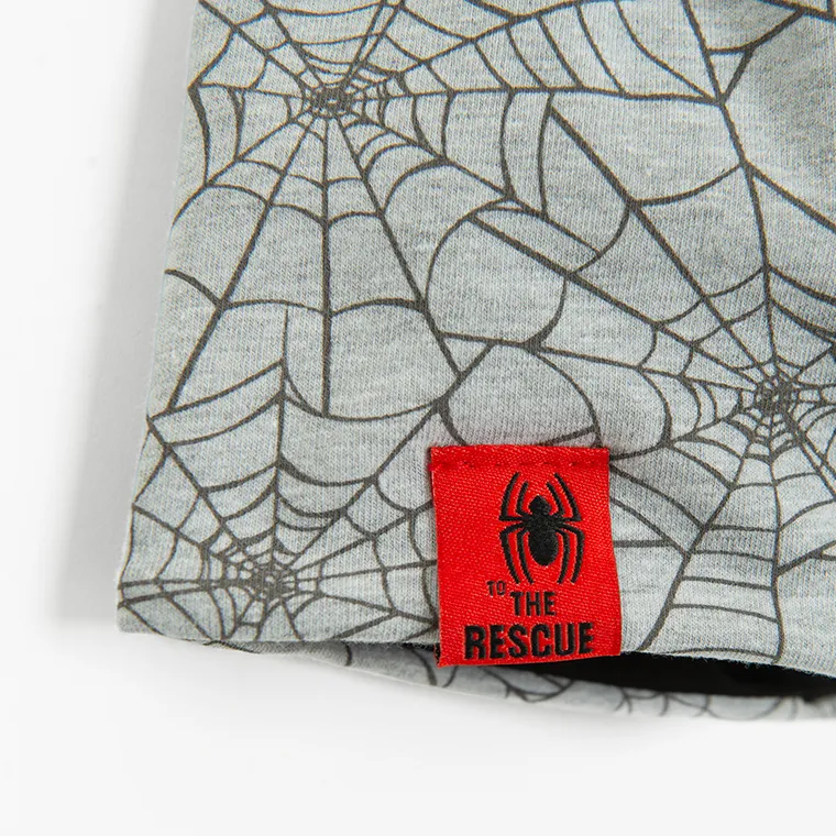 Cool Club, Caciula pentru baieti, cu doua fete, mix, imprimeu Spider-Man