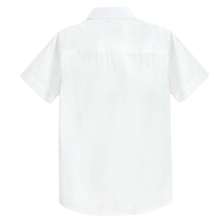 Cool Club, Camasa alba cu maneca scurta pentru baieti