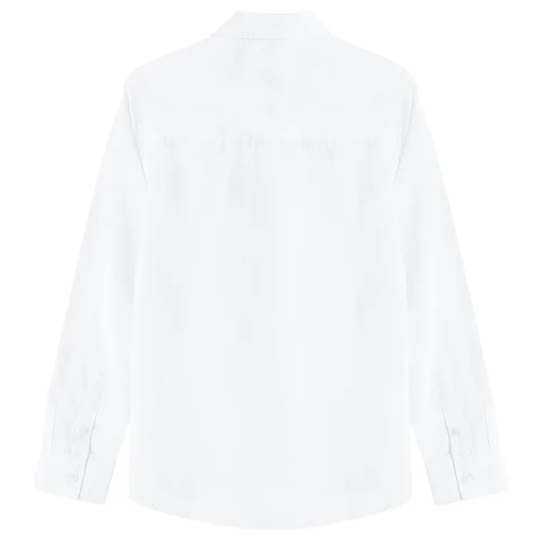 Cool Club, Camasa cu maneca lunga pentru baieti, alb