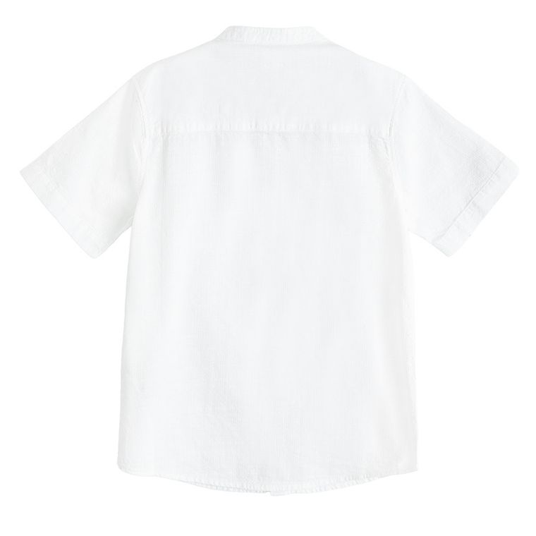 Cool Club, Camasa cu maneca scurta pentru baieti, alb